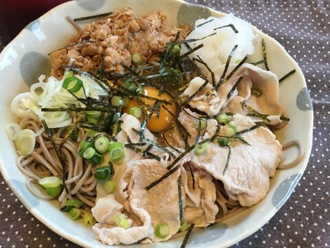 うまうまスタミナ納豆そば